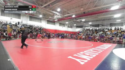 190 lbs Quarterfinal - Maverick Hope, Spaulding vs Zander Wood, Salem