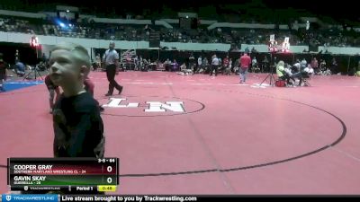 64 lbs Semifinal - Gavin Skay, Guerrilla vs Cooper Gray, Southern Maryland Wrestling Cl