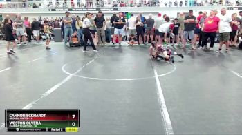 48 lbs Semis & 1st Wrestleback (8 Team) - Weston Olvera, Florida Scorpions vs Cannon Eckhardt, Georgia United
