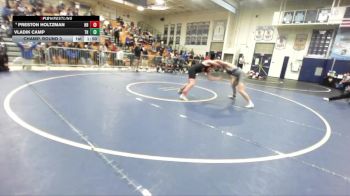 175 lbs Champ. Round 3 - Vladik Camp, Trabuco Hills vs Preston Holtzman, Huntington Beach