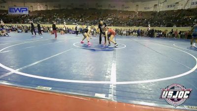 142 lbs Consi Of 4 - Bralynn Traster, Cowboy Wrestling Club vs Payton Sinclair, Choctaw Ironman Youth Wrestling