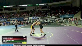 D 1 190 lbs Cons. Round 4 - Cayden Wiggins, Acadiana vs Jayden Naquin, St. Amant