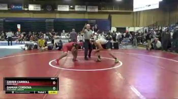 195 lbs Champ. Round 2 - Damian Cordova, Discovery Canyon vs Zavier Carroll, Regis Jesuit