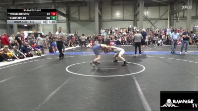 115 lbs Quarterfinal - Luke Seiler, Brawlers vs Vince Maturo, Slyfox