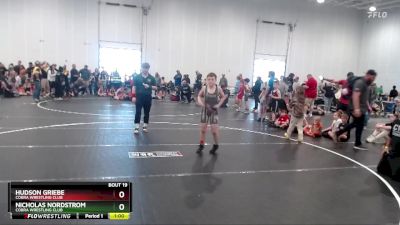 95 lbs Round 1 - Hudson Griebe, Cobra Wrestling Club vs Nicholas Nordstrom, Cobra Wrestling Club