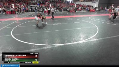 105 lbs Cons. Round 5 - Daniel Woods, Stateline Stingers vs Damarius Lauderdale, Red Hot Wrestling