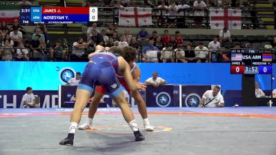 71 kg 1/2 Final - Jayden James, United States vs Yeghishe Mosesyan, Armenia