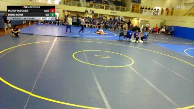 165 lbs Round 1 (6 Team) - Jacob Vasquez, Cloud County Community College vs Jhmai Boyd, Southeast Community College