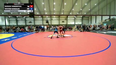 U16 GR - 106-113 Quarters - Hudson Vanderpool, Pioneer Grappling Academy vs Trysten Gonzales, Zillah Wrestling