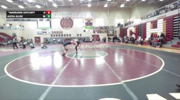 125 lbs 5th Place Match - Madeleine Hatchett, Glenns Ferry vs Alexa Allen, Rocky Mountain