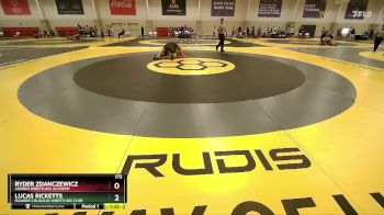 172 lbs Round 2 - Lucas Ricketts, Maurer Coughlin Wrestling Club vs Ryder Zdanczewicz, Askren Wrestling Academy