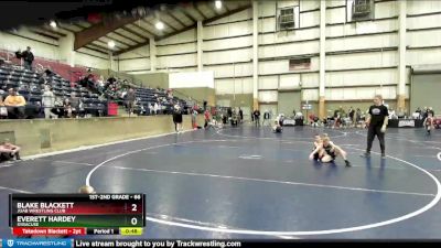 66 lbs Cons. Round 3 - Blake Blackett, Juab Wrestling Club vs Everett Hardey, SYRACUSE