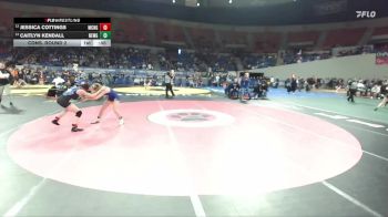 6A/5A Girls 105 Cons. Round 2 - Jessica Cottings, McNary Girls vs Caitlyn Kendall, Newberg Girls