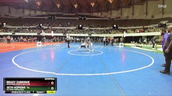 National 6-8 100 Semifinal - Brady Zabriskie, Richmond Wrestling Club vs Seth Hopkins 🐐, Va Team Predators