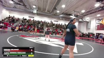 190 lbs Championship Bracket - Alexa Herrera Fernandez, Overland vs Brenna Brummet, Eaglecrest