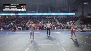 105 lbs Semifinal - Serenity Sandoval, Lucas Wrestling vs Dynasty Connally, Hays Wrestling Club