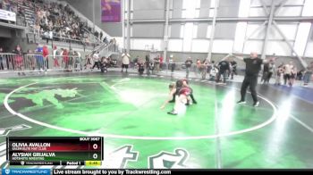 67 lbs Semifinal - Alysiah Grijalva, HotShots Wresting vs Olivia Avallon, Salem Elite Mat Club