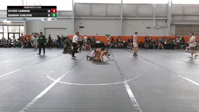130 lbs Round 2 (6 Team) - Oliver Lamiman, Ohio Gold vs Gunnar Carlson, Killter Elite