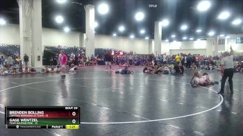 157 lbs Round 5 (8 Team) - Brenden Bolling, Capitian Nebraska (A Team) vs Gage Wentzel, Team Nauman Pink