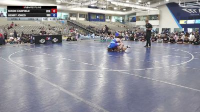 132 lbs Nixon Canfield, Utah Black vs Henry Jones, Virginia