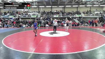 107 lbs Semifinal - Samantha Bertini, Ludlow vs Catori Watson, Mountain Valley