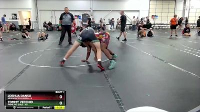 165 lbs Finals (2 Team) - Joshua Danso, Headhunters Green vs Tommy Vecchio, Prime WC Gold