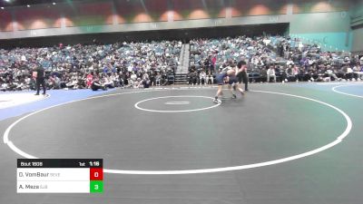 113 lbs Semifinal - Drake VomBaur, Severance vs Aaron Meza, St John Bosco