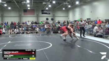 160 lbs Quarterfinal - Kale Kern, Great Bend vs Paxton Willett, Rossville