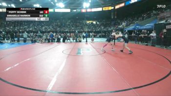 140 lbs Champ. Round 1 - Poppy Schenk, Lake City vs Annabelle Harmon, Caldwell