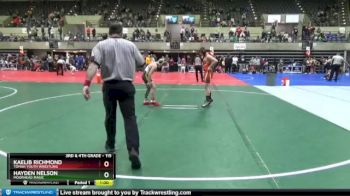 115 lbs Round 1 - Hayden Nelson, Moorhead Magic vs Kaelib Richmond, Tomah Youth Wrestling