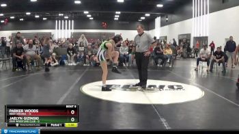 95 lbs Round 2 (8 Team) - Parker Woods, West Virginia vs Jaelyn Gizinski, Zeus Wrestling Club