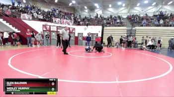 132 lbs Cons. Round 4 - Wesley Murphy, North Putnam vs Glen Baldwin, Peru