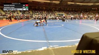 61 lbs Round Of 32 - Madden Moore, Keystone Wrestling Club vs Maverick Sena, TNWC