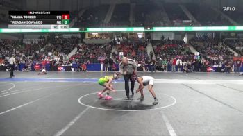 85 lbs Semifinal - Iliana Torres, WTC vs Reagan Sowards, Pratt Wrestling Club