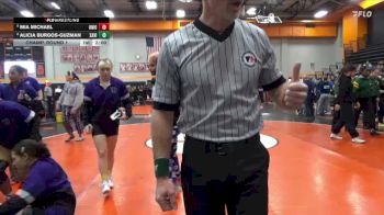 100 lbs Champ. Round 1 - Mia Michael, Union Community vs Alicia Burgos-Guzman, Xavier