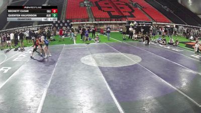 132 lbs Quarters - Beckett Clear, California vs Quenten Halverson, Alaska