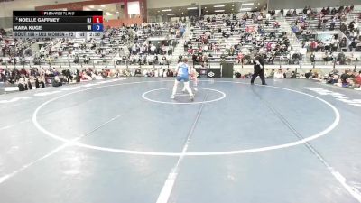 U23 Women - 72 lbs Champ. Round 2 - Noelle Gaffney, NJ vs Kara Kuge, WI