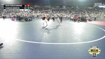 B5A-132 lbs Quarterfinal - Cameron Emerson, Altus vs Talon Tahdooahnippah, Elgin