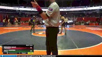 2A 152 lbs Cons. Round 3 - Brenden Banz, Carbondale vs Nate Dampier, Marion