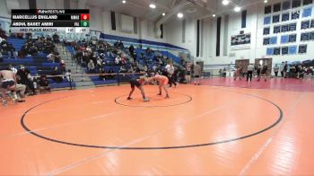 138 lbs 3rd Place Match - Abdul Baset Amiri, Valhalla vs Marcellus England, Mount Miguel