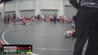 72 lbs Finals (2 Team) - Chase Downing, Georgia United Red vs Kalix Kilpatrick, Backyard Brawlers Red