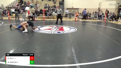 120 lbs Semifinal - Noah Renfroe, N8 vs Carson Kim, Minnetonka