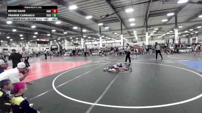58 lbs Quarterfinal - Bryer Davis, Dove Creek vs Frankie Carrasco, Tucson Cyclones