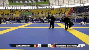 Mariah Mckennitt Alvares Barbosa vs Lillian Jane Marchand 2025 Brasileiro Jiu-Jitsu IBJJF