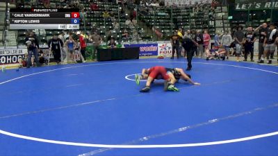 126 lbs Semis - Cale Vandermark, Sebolt Wrestling Academy vs Kipton Lewis