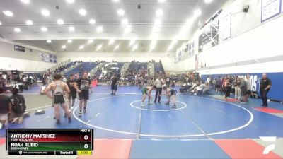 120 lbs Cons. Round 5 - Noah Rubio, Eisenhower vs Anthony Martinez, Team SoCal WC