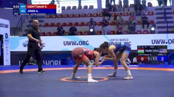 55 kg 1/4 Final - Roza Szenttamasi, Hungary vs Amani Emma Jones, United States