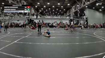 68 lbs Round 4 (8 Team) - Griffin Rodriguez, The Outsiders Squeeze vs Jackson Rappo, Broad Axe Green