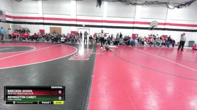 60A Semifinal - Brecken Amaya, Wild Cat Wrestling Club vs Remington Carey, Team Central