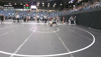 149 lbs Cons. Round 5 - Ryker Agee, Cowley College vs Axel Esparza, Embry-Riddle (Ariz.)